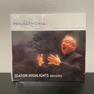 Philharmonia Baroque Orchestra CD Season Highlights 2013-2014 NEW Bach Vivaldi